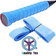 QY 2Pack Widened Perforated Super Absorbent Tennis Racket Overgrip Anti Slip Badminton Racket Tape Wrap Table Tennis Racket Tape - B00M5VQ4ZW